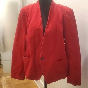 Ann Taylor one button red Blazer